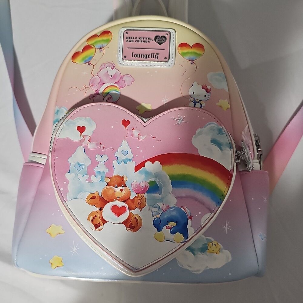 Care Bears & Hello Kitty Colab Loungefly Backpack